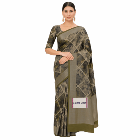 Gray Stylish Saree