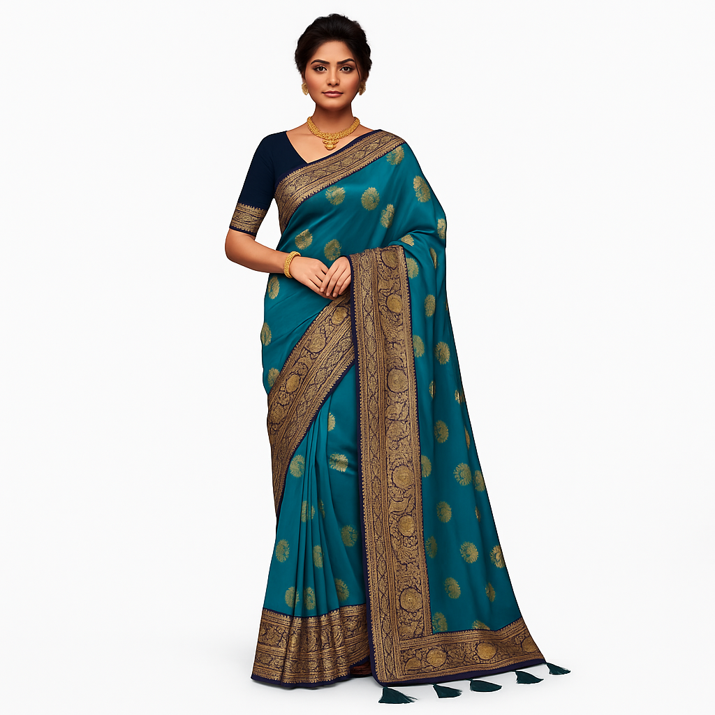 Blue Stylish Saree