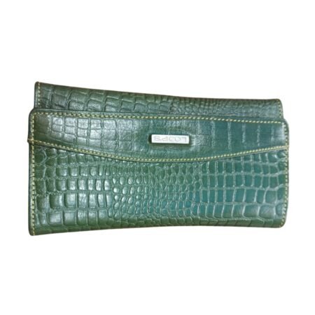 Ladies Hand Bag Clutch Green Color