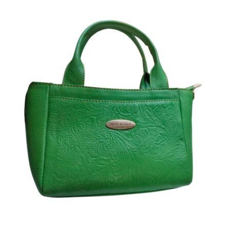 Green Color Leather Ladies Bag