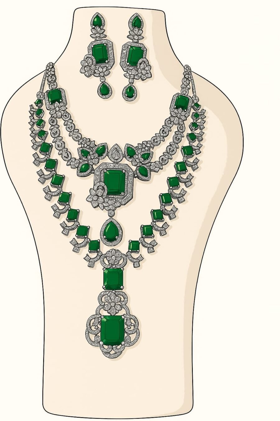 Royal Envy Emerald Set