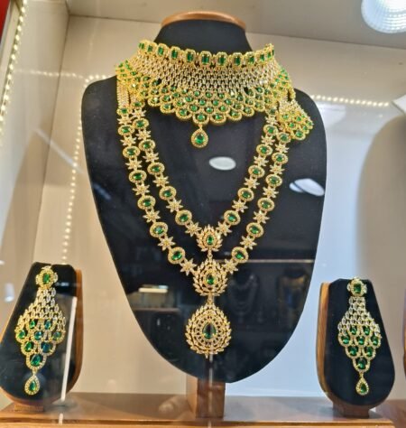 Golden & Green Color Necklace